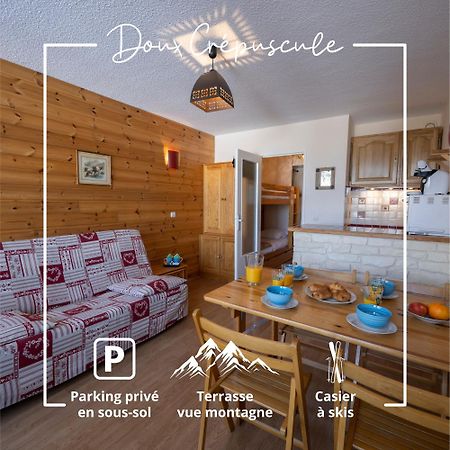 Apartmán Doux Crepuscule - Au Bord Des Pistes - Parking Enchastrayes Exteriér fotografie
