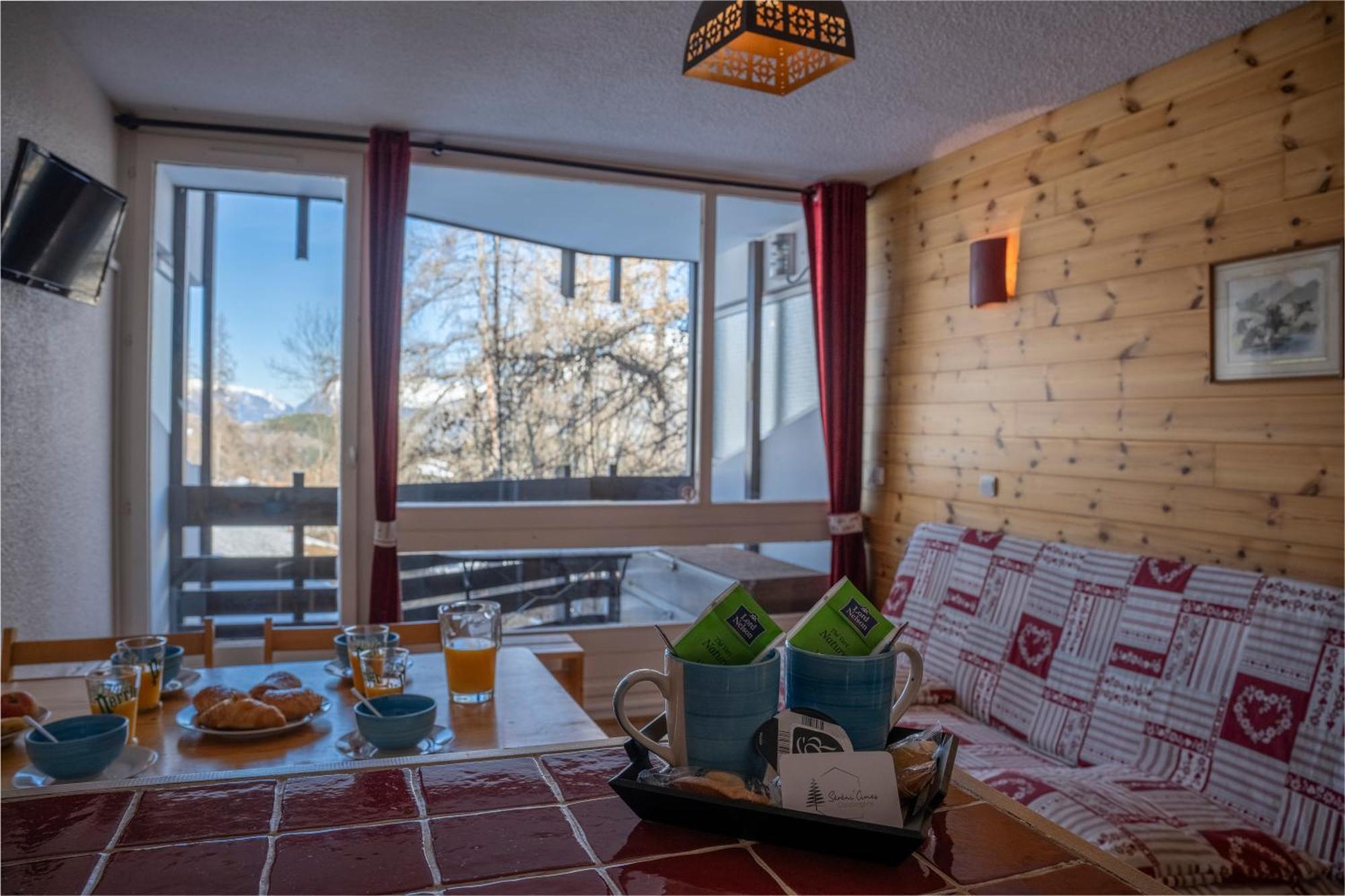 Apartmán Doux Crepuscule - Au Bord Des Pistes - Parking Enchastrayes Exteriér fotografie