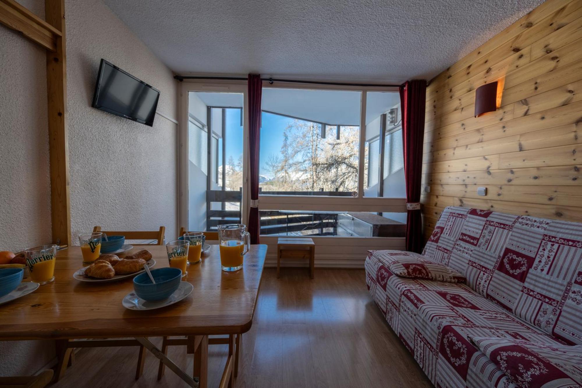 Apartmán Doux Crepuscule - Au Bord Des Pistes - Parking Enchastrayes Exteriér fotografie
